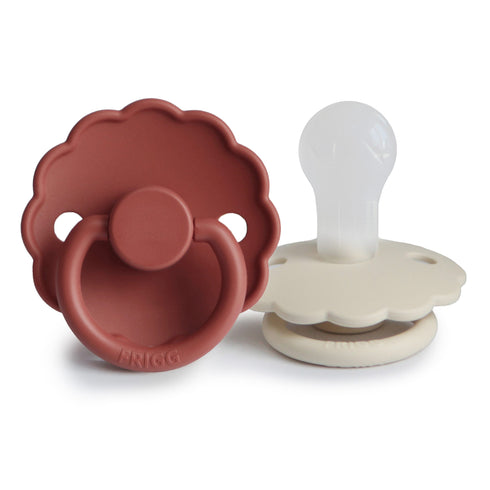 FRIGG Daisy Silicone Baby Pacifier | 2-Pack